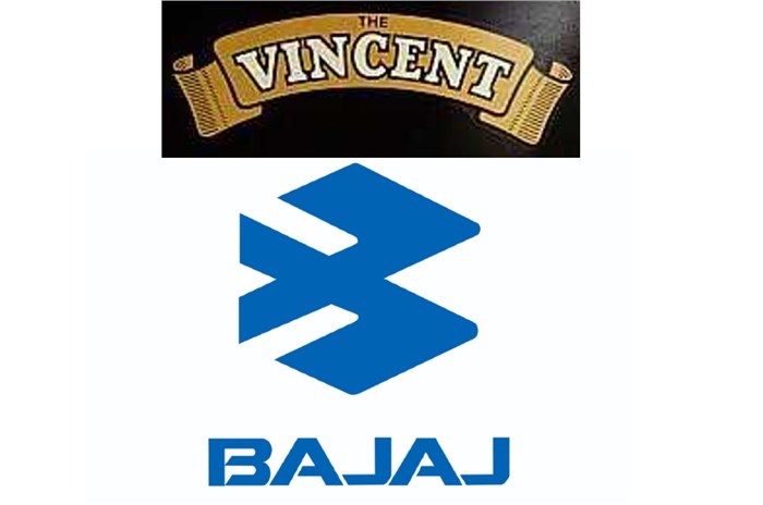Bajaj Vincent logos mashup.